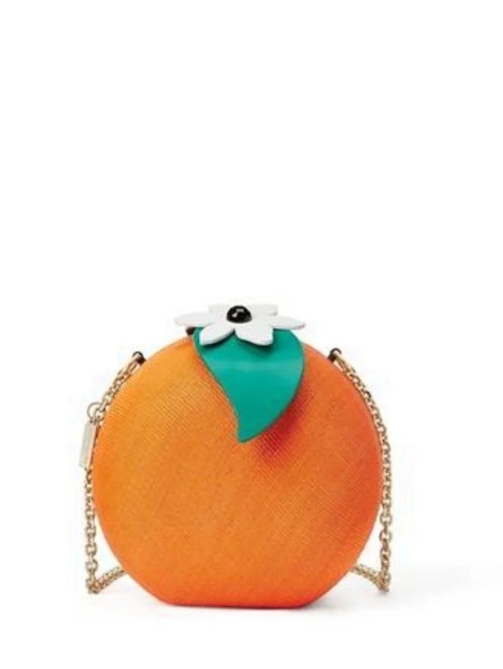 KATE SPADE NEW YORK SPICE THINGS UP STRAW ORANGE CROSSBODY BAG